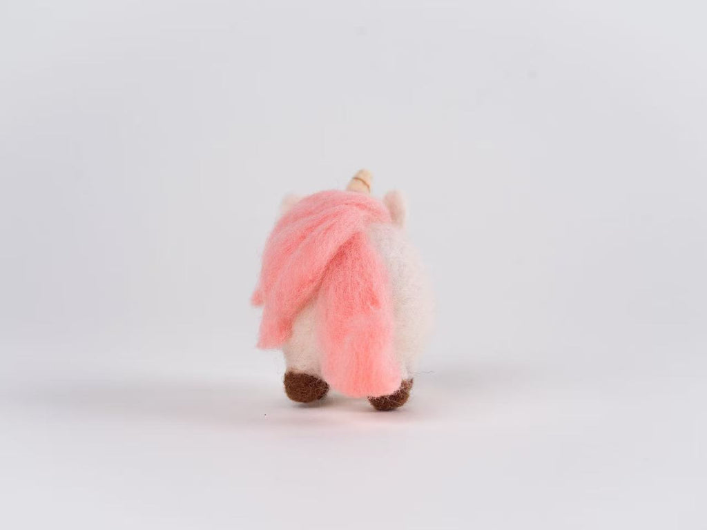 Lola the Piggycorn - DIY Needle Felting Kit with Video Tutorials