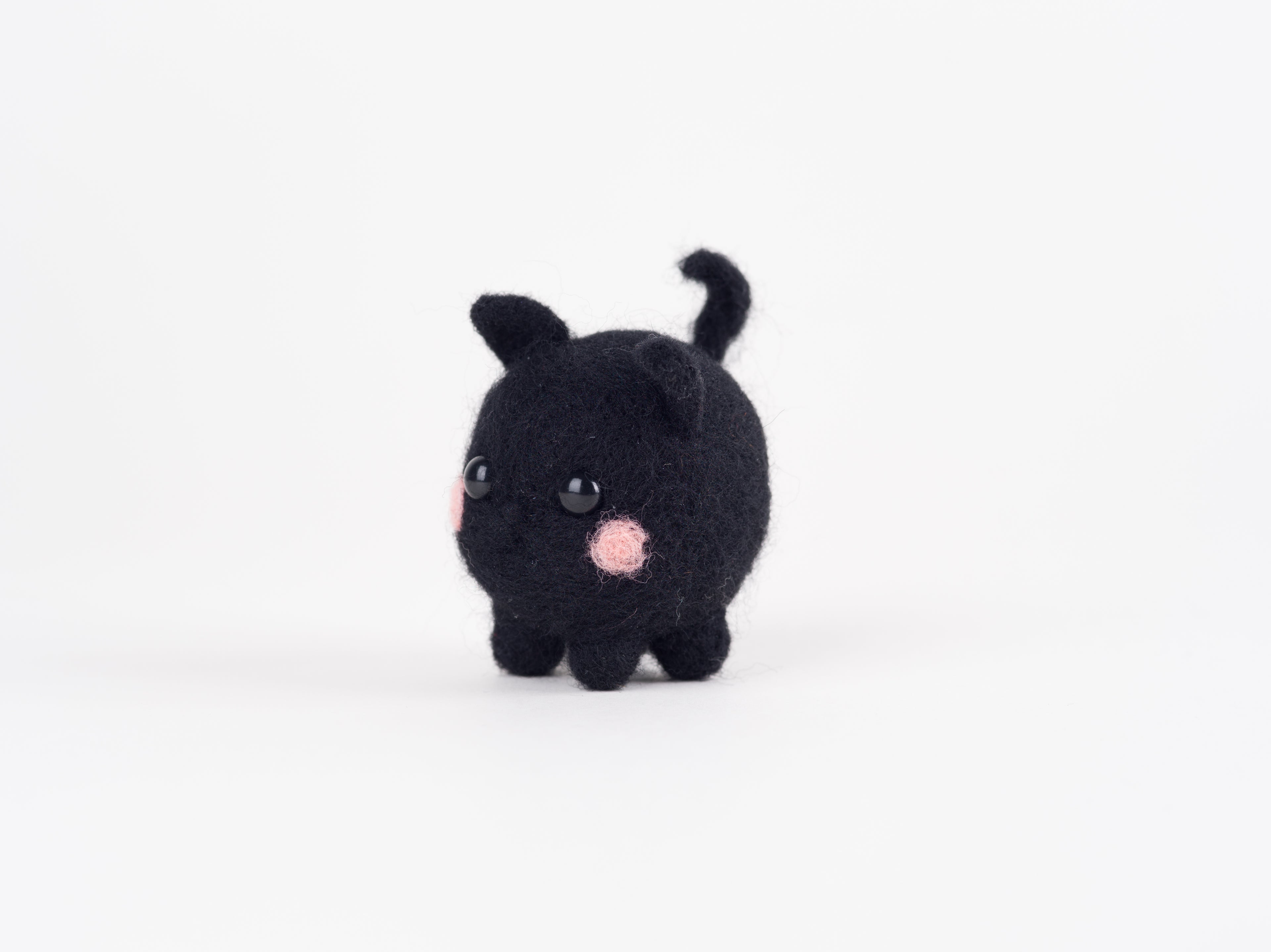 Shadow the Black Cat - Needle Felting Kit
