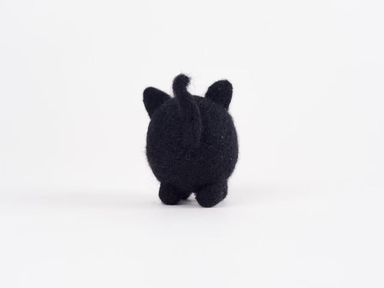Shadow the Black Cat - Needle Felting Kit